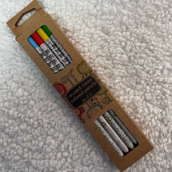 Intl Arrivals OOLY Other - Intl Arrivals/OOLY Reused News Colored Pencil set of 12